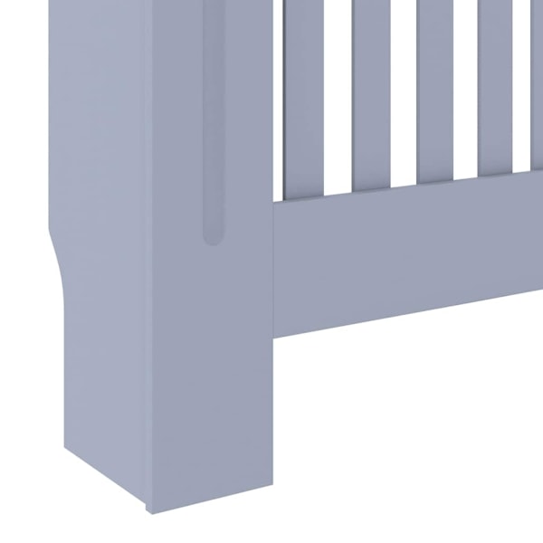 vidaXL Elementskydd MDF grå 78 cm grå