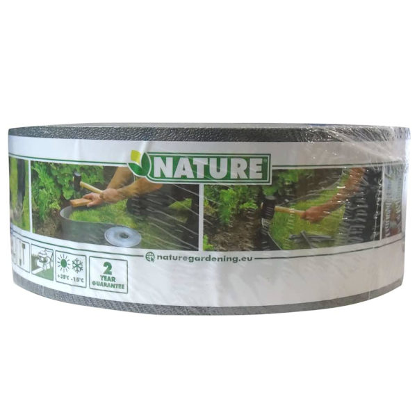Nature Rabattkant 0,075x10 m grå grå