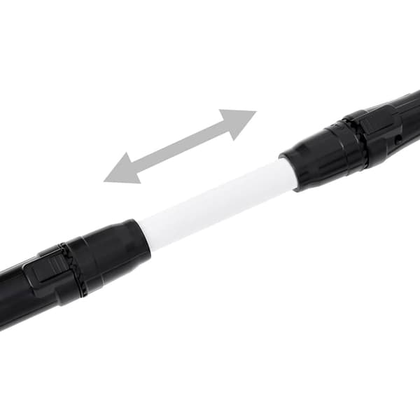 vidaXL 2-i-1 Teleskopisk stångsåg/häcktrimmer 25/41 cm 710/550W