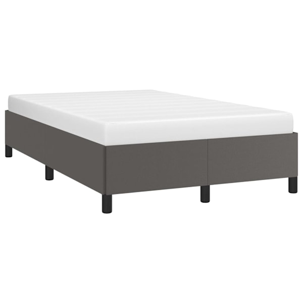 vidaXL Sängram grå 120x200 cm konstläder Grå