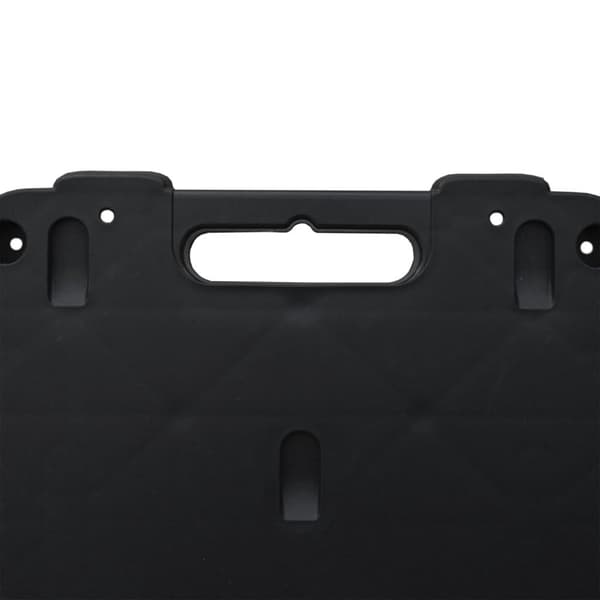 vidaXL Transportvagn svart 58x38x12 cm PP