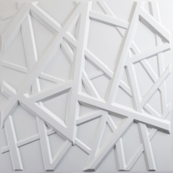 WallArt 3D Väggpaneler 24 st GA-WA26 olivia Vit
