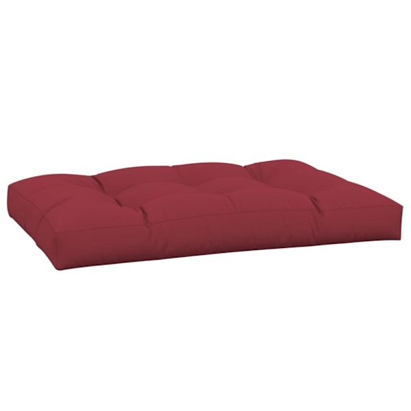 vidaXL Stoppad sittkudde Vinröd 120 x 80 10 cm Röd