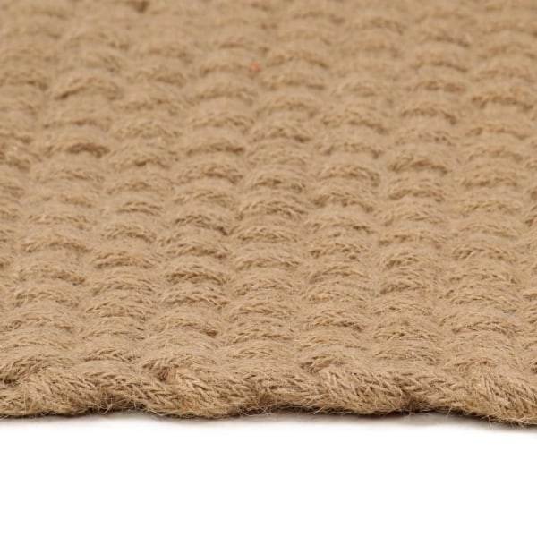 vidaXL Matta rektangulär naturfärg 120x180 cm jute Brun