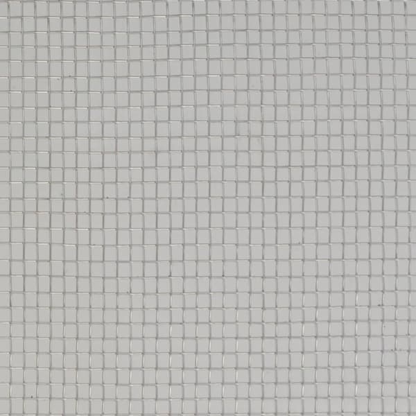 vidaXL Nät 100x500 cm rostfritt stål 202 Silver
