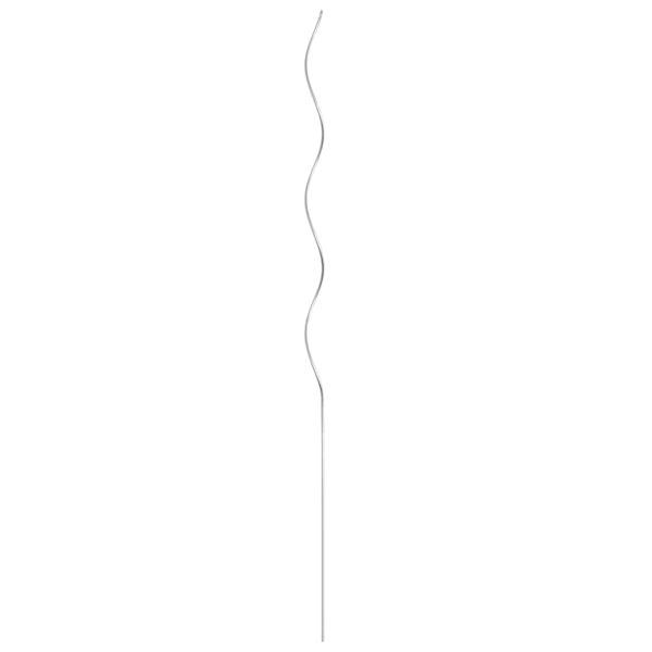 vidaXL Spiralformade växtstöd 5 st 110 cm galvaniserat stål Silver