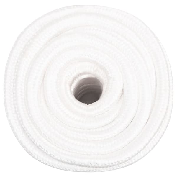 vidaXL Båtlina helvit 20 mm 25 m polypropylen Vit