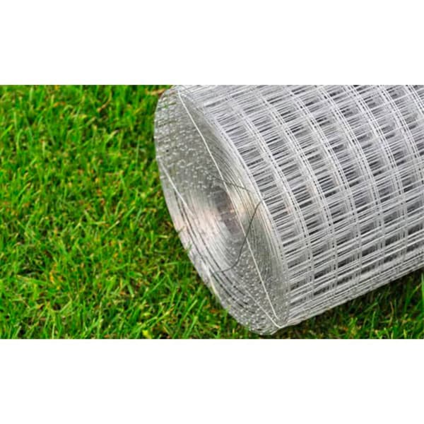 vidaXL Hönsnät galvaniserat stål 25x1 m silver Silver