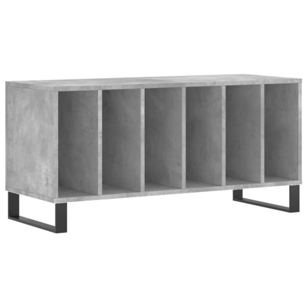 vidaXL Stereobänk betong-grå 100x38x48 cm konstruerat trä Grå