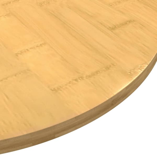 vidaXL Bordsskiva Ø70x1,5 cm bambu Brun