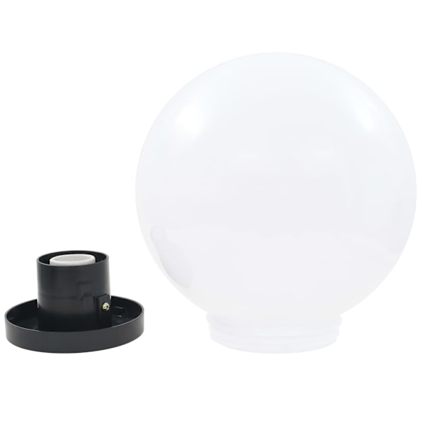 vidaXL Globlampa LED set 2 st sfäriska 25 cm PMMA Vit