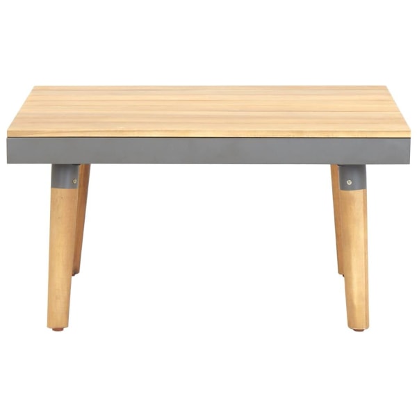 vidaXL Trädgårdsbord 60x60x31,5 cm massivt akaciaträ Brun
