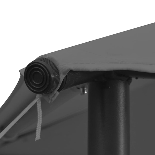 vidaXL Paviljong 4x4x3 m antracit 180 g/m² Antracit