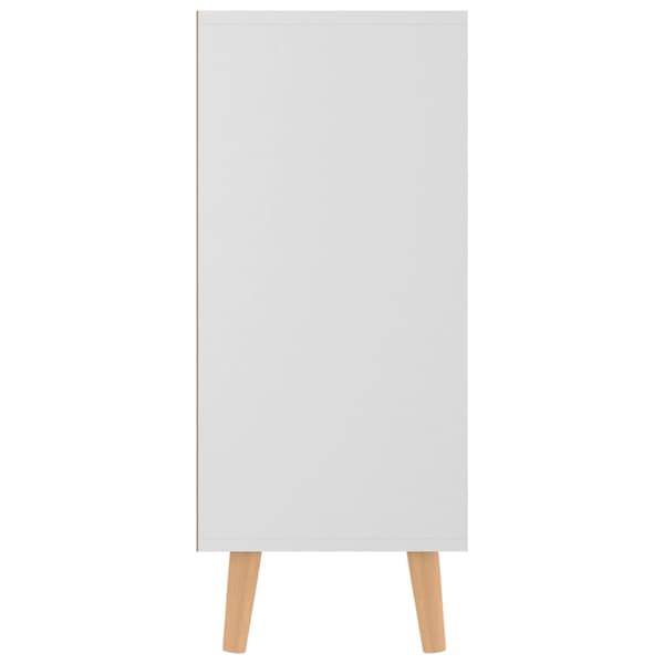 vidaXL Skänk vit 90x30x72 cm konstruerat trä Vit