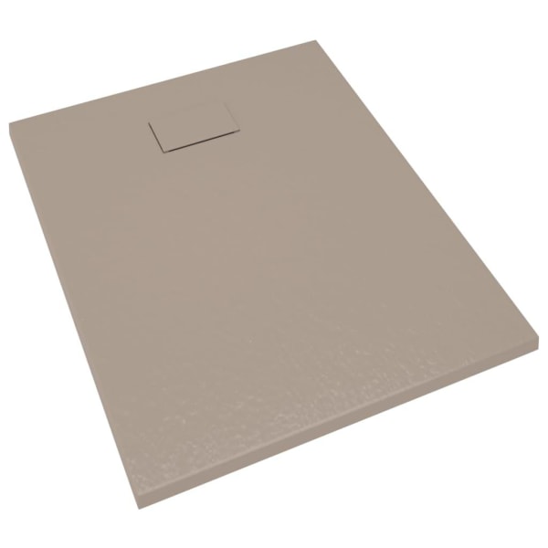 vidaXL Duschkar SMC brun 100x80 cm Brun