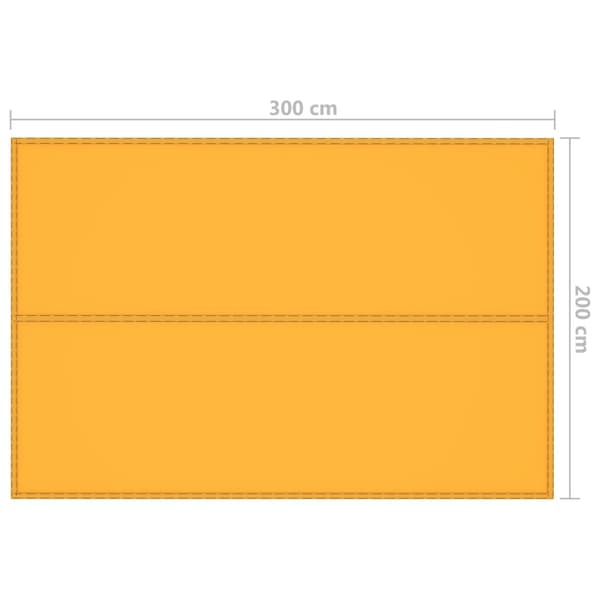 vidaXL Tarp 3x2 m gul Gul
