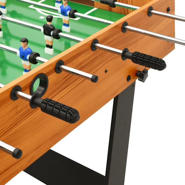 vidaXL Fotbollsbord hopfällbart 121x61x80 cm ljusbrun Brun