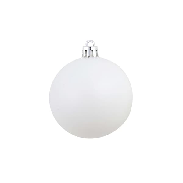 vidaXL Julgranskulor 100 delar set 3/4/6 cm vit/grå multifärg