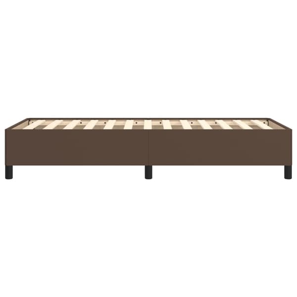 vidaXL Sängram brun 80x200 cm konstläder Brun