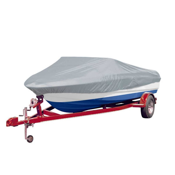 vidaXL Båtöverdrag 2 st grå längd 427-488 cm bredd 173 cm