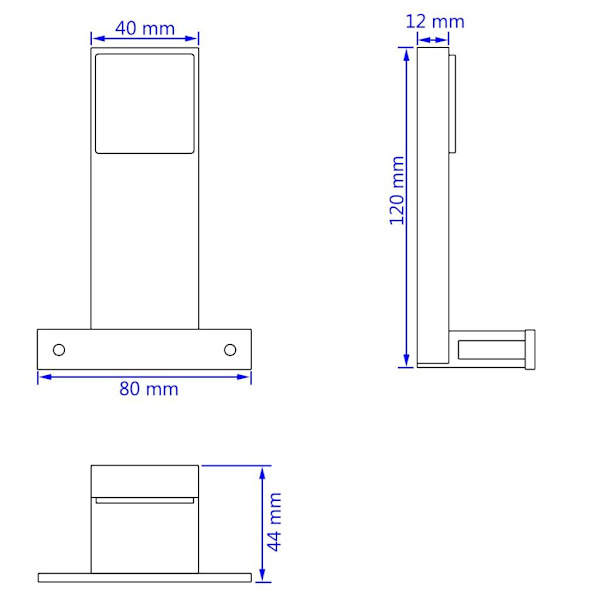 vidaXL Spegellampor 2 st 2 W kallvitt Silver