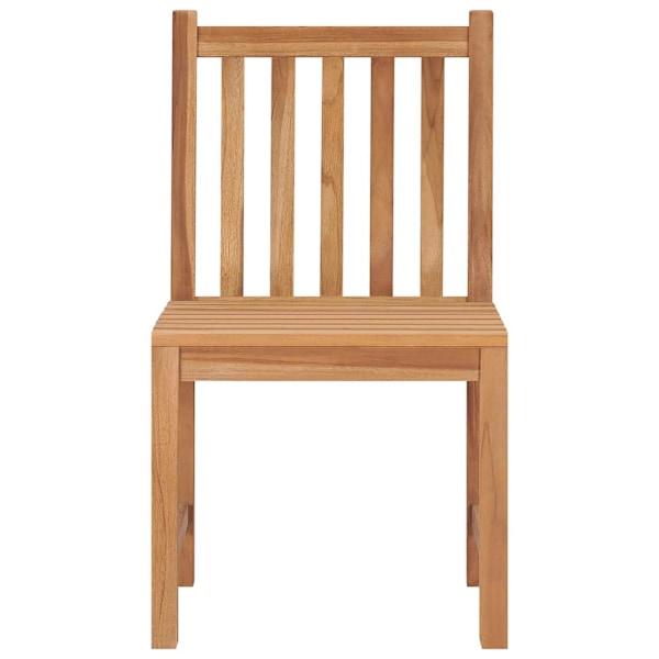 vidaXL Trädgårdsstolar 6 st med dynor massiv teak Beige