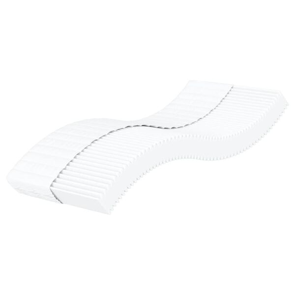 vidaXL Skummadrass vit 90x200 cm hårdhet H2 H3 Vit