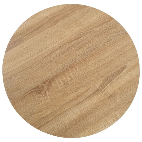 vidaXL Bistrobord ljusbrun 50 cm MDF Brun
