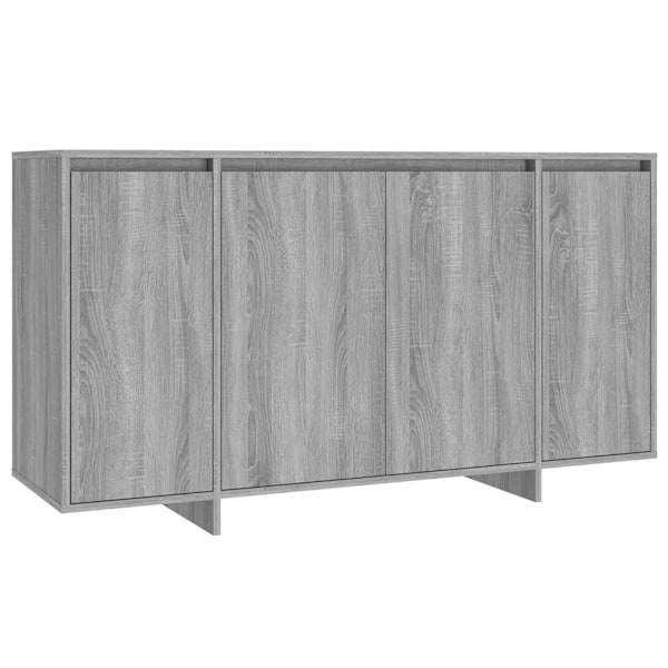 vidaXL Skänk grå sonoma 135x41x75 cm konstruerat trä grå