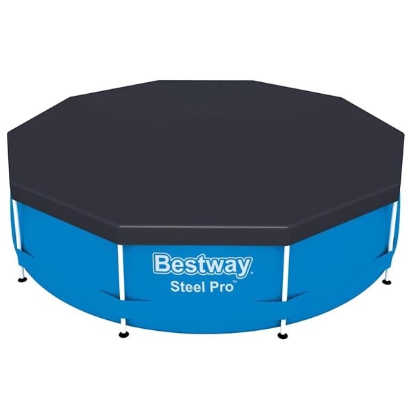 Bestway Poolöverdrag Flowclear 305 cm Antracit