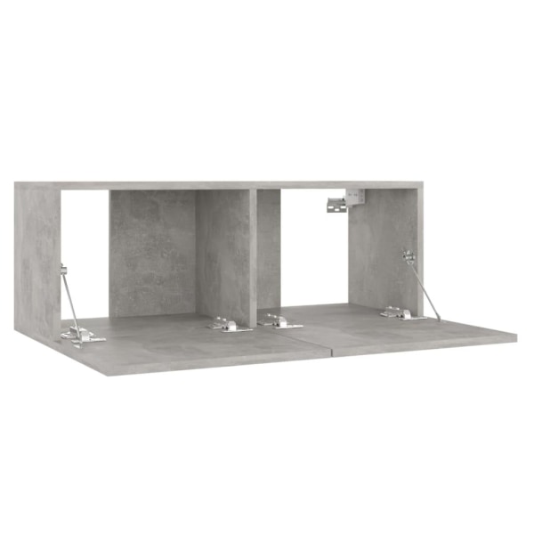 vidaXL Tv-bänk betonggrå 80x30x30 cm konstruerat trä grå