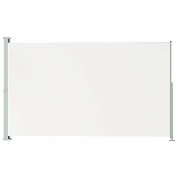 vidaXL Infällbar sidomarkis 200x300 cm gräddvit Creme
