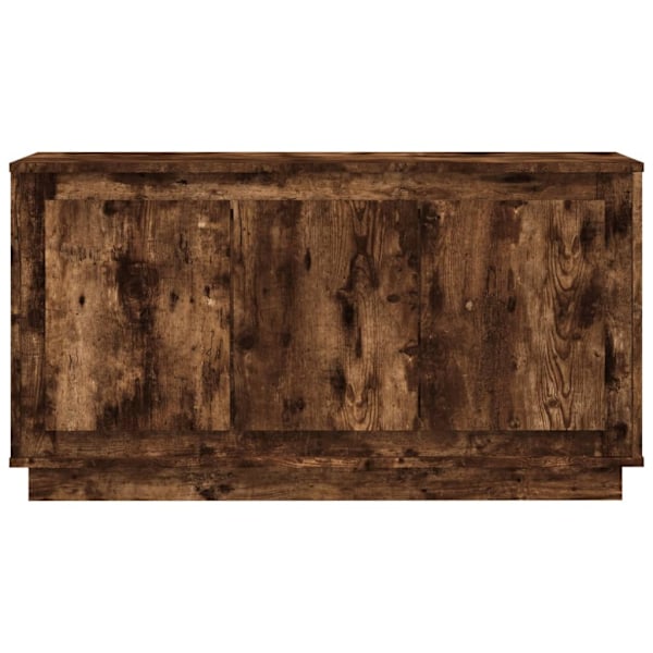 vidaXL Byrå rökfärgad ek 102x35x55 cm konstruerat trä Brun