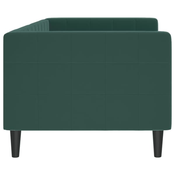 vidaXL Dagbädd mörkgrön 80x200 cm sammet Grön