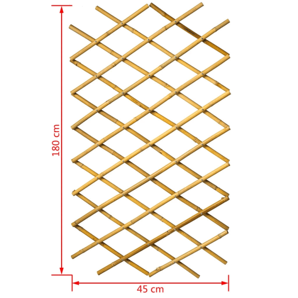 Nature Spaljé trädgård 45x180 cm bambu 6040720 Brun