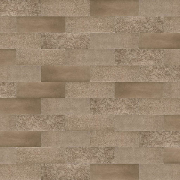 WallArt Läderplattor Stubbs rökig taupe 16 st Taupe