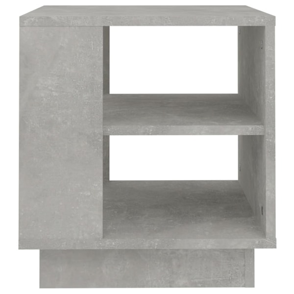 vidaXL Soffbord betonggrå 40x40x43 cm konstruerat trä grå