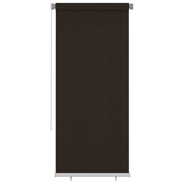 vidaXL Rullgardin utomhus 105 (B) x 230 (H) cm brun HDPE Brun