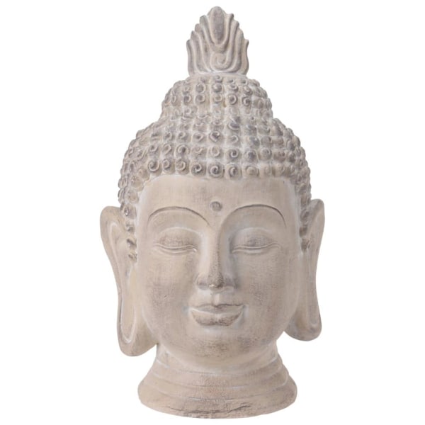 ProGarden Buddhahuvud 31 x 29 x 53,5 cm Creme