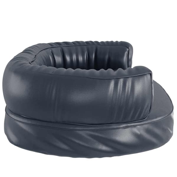 vidaXL Ergonomisk hundbädd mörkblå 75x53 cm konstläder Blå