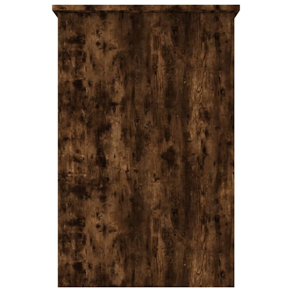 vidaXL Skrivbord rökfärgad ek 100x50x76 cm konstruerat trä Brun