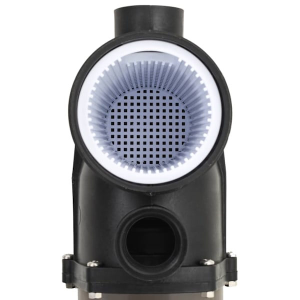 vidaXL Poolpump med timer svart 0,25 HK 8000 L/tim Svart