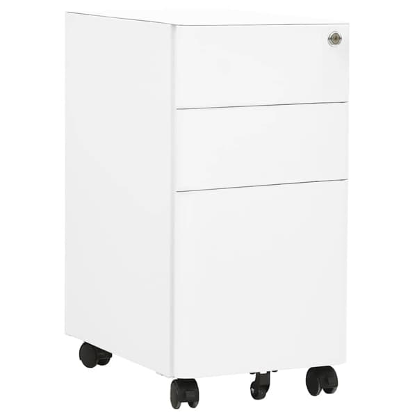 vidaXL Hurts vit 30x45x59 cm stål Vit