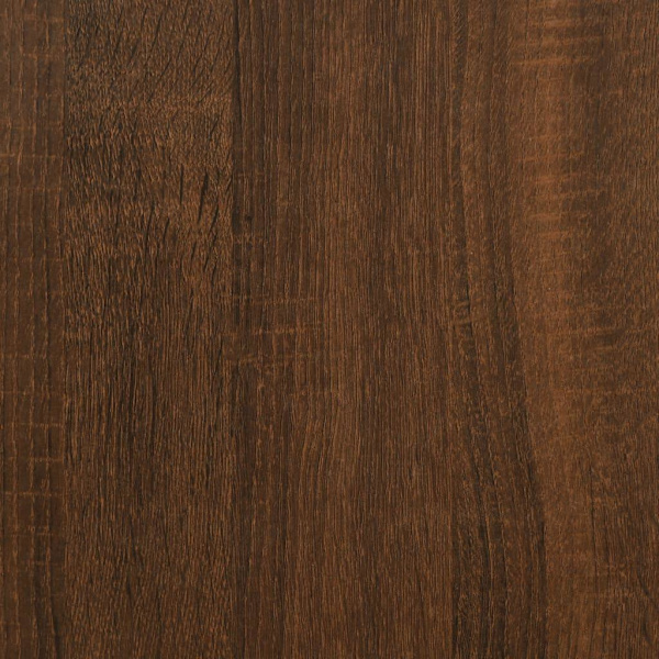 vidaXL Byrå brun ek 60x35x70 cm konstruerat trä Brun