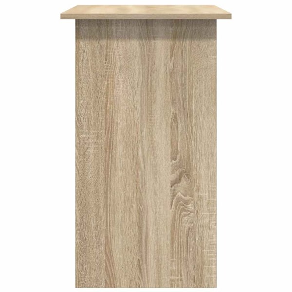 vidaXL Skrivbord sonoma-ek 80x45x74 cm konstruerat trä Brun