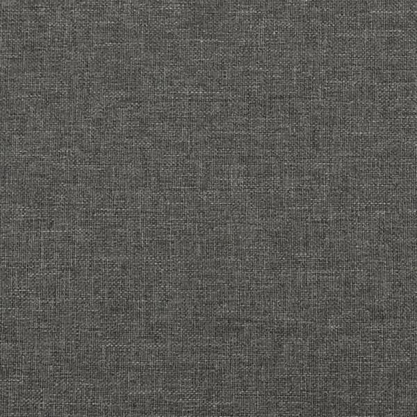 vidaXL Bänk mörkgrå 100x30x30 cm tyg Grå