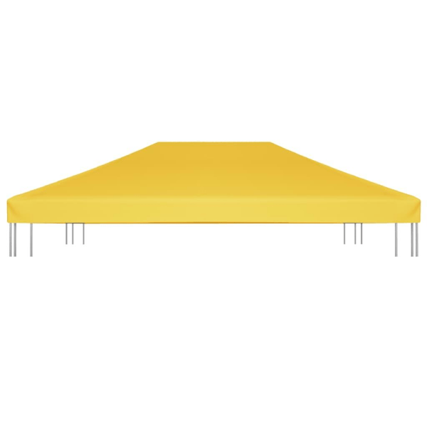 vidaXL Paviljongtak 270 g/m² 4x3 m gul Gul