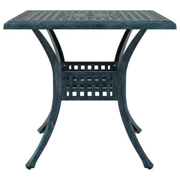 vidaXL Trädgårdsbord Set 5 st Grön Gjutet Aluminium Grön