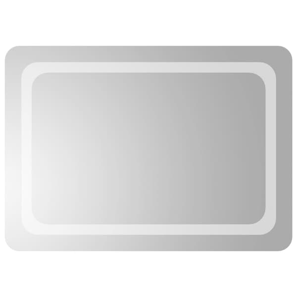 vidaXL Badrumsspegel LED 50x70 cm Transparent