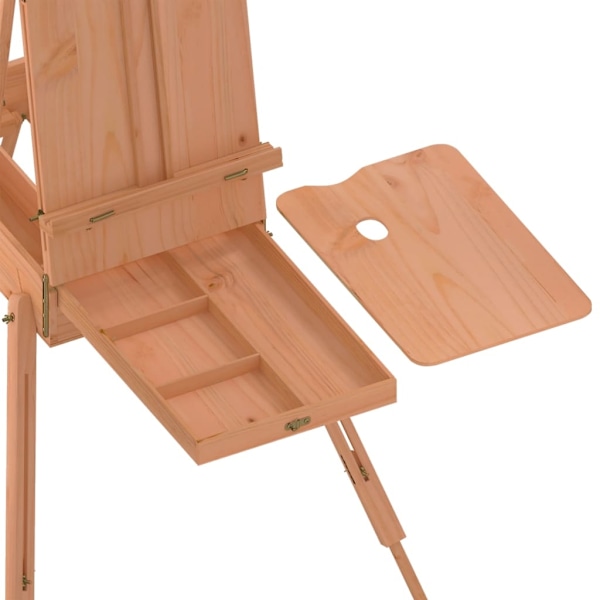 vidaXL Staffli 81x121x173 cm massivt bokträ